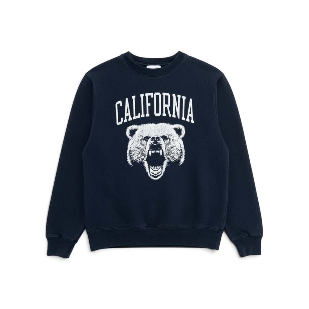 J. Galt California Bear Sweatshirt Mens L Surfer Skater Vintage Style Streetwear